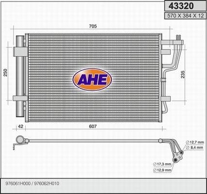 AHE 43320 - Kondenser, kondisioner furqanavto.az