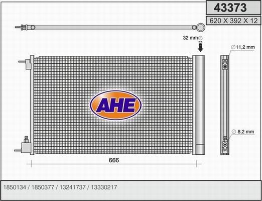 AHE 43373 - Kondenser, kondisioner furqanavto.az