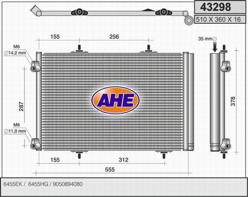 AHE 43298 - Kondenser, kondisioner furqanavto.az