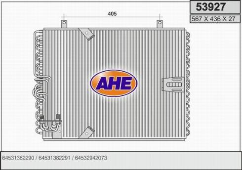 AHE 53927 - Kondenser, kondisioner furqanavto.az