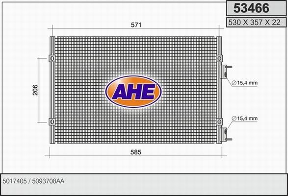 AHE 53466 - Kondenser, kondisioner furqanavto.az