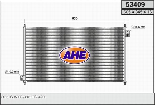 AHE 53409 - Kondenser, kondisioner furqanavto.az