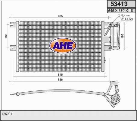 AHE 53413 - Kondenser, kondisioner furqanavto.az