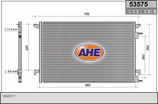 AHE 53575 - Kondenser, kondisioner furqanavto.az