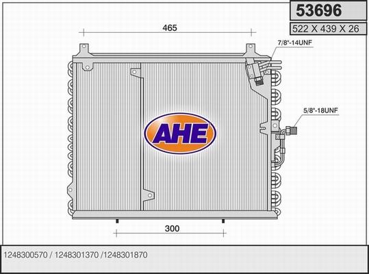 AHE 53696 - Kondenser, kondisioner furqanavto.az