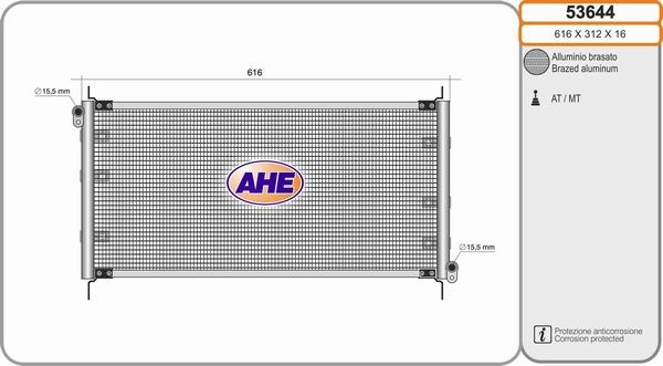 AHE 53644 - Kondenser, kondisioner furqanavto.az