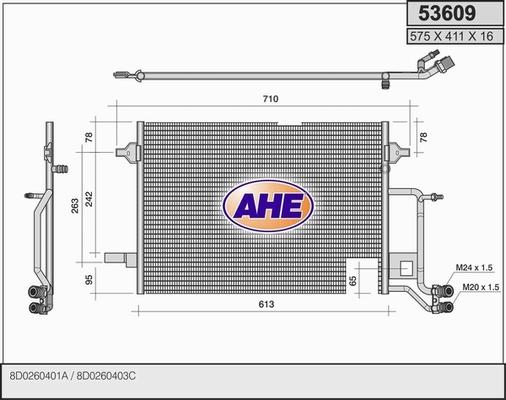 AHE 53609 - Kondenser, kondisioner furqanavto.az