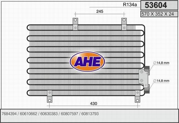 AHE 53604 - Kondenser, kondisioner furqanavto.az