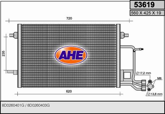 AHE 53619 - Kondenser, kondisioner furqanavto.az