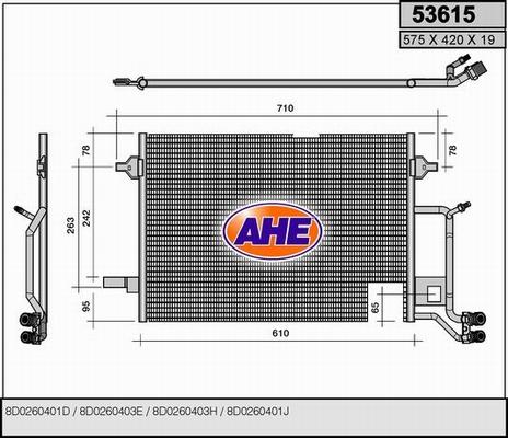 AHE 53615 - Kondenser, kondisioner furqanavto.az