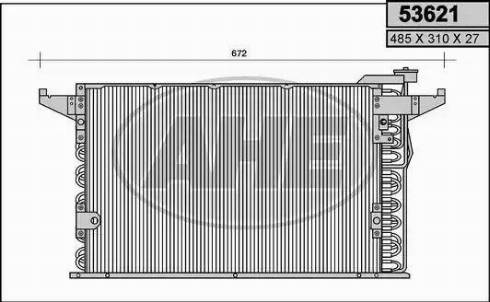 AHE 53621 - Kondenser, kondisioner furqanavto.az