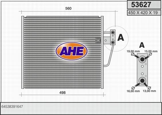 AHE 53627 - Kondenser, kondisioner furqanavto.az