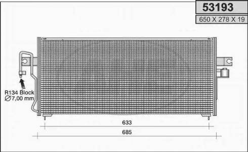 AHE 53193 - Kondenser, kondisioner furqanavto.az