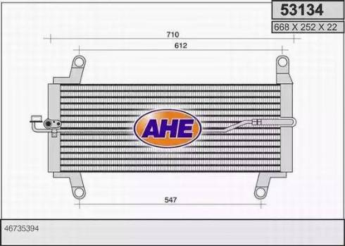 AHE 53134 - Kondenser, kondisioner furqanavto.az