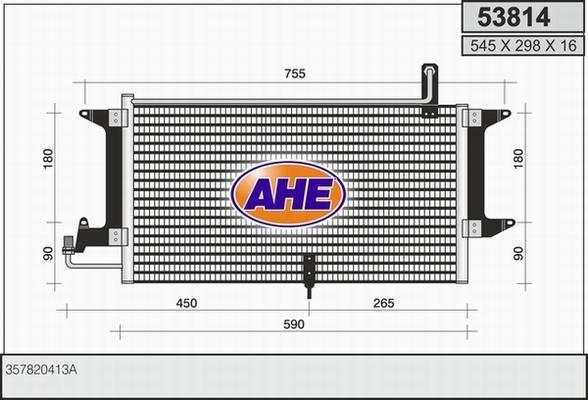 AHE 53814 - Kondenser, kondisioner furqanavto.az