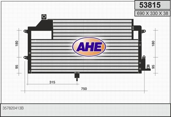 AHE 53815 - Kondenser, kondisioner furqanavto.az