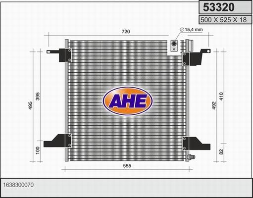 AHE 53320 - Kondenser, kondisioner furqanavto.az