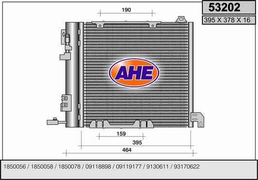 AHE 53202 - Kondenser, kondisioner furqanavto.az