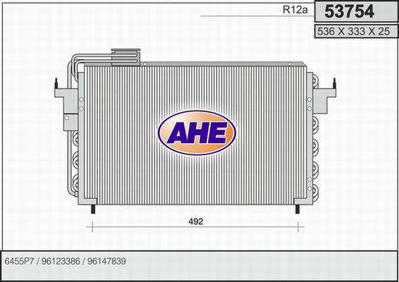 AHE 53754 - Kondenser, kondisioner furqanavto.az