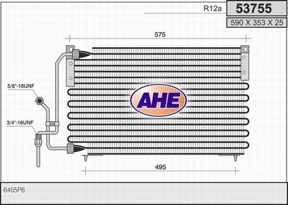 AHE 53755 - Kondenser, kondisioner furqanavto.az