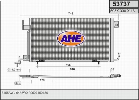 AHE 53737 - Kondenser, kondisioner furqanavto.az