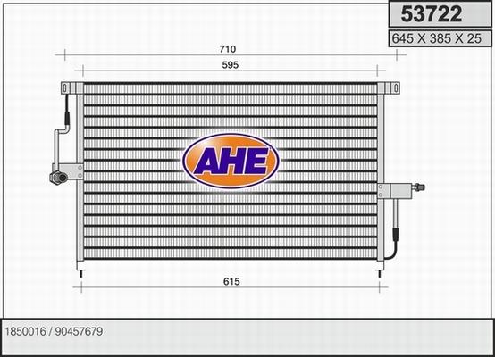 AHE 53722 - Kondenser, kondisioner furqanavto.az