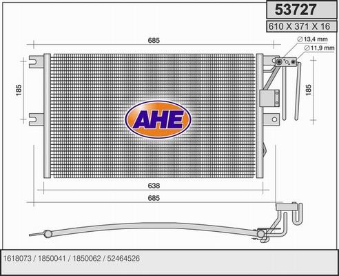 AHE 53727 - Kondenser, kondisioner furqanavto.az