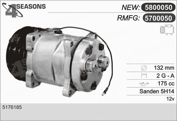 AHE 5700050 - Kompressor, kondisioner furqanavto.az