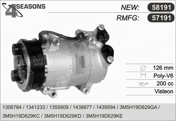 AHE 57191 - Kompressor, kondisioner furqanavto.az