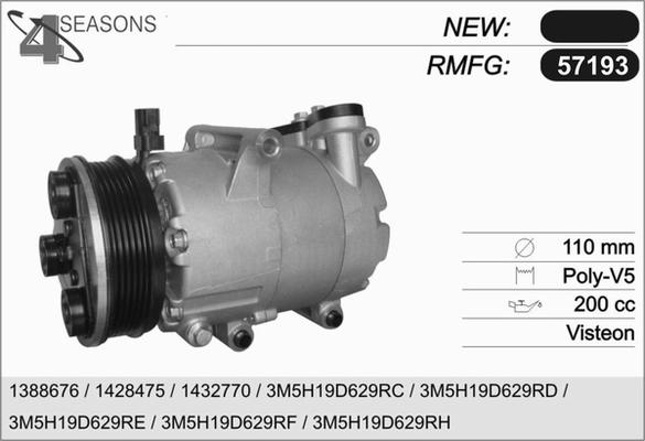 AHE 57193 - Kompressor, kondisioner furqanavto.az