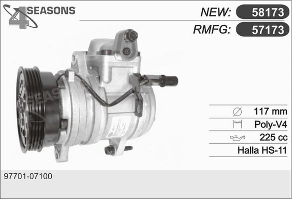 AHE 57173 - Kompressor, kondisioner furqanavto.az