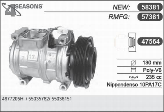 AHE 57381 - Kompressor, kondisioner furqanavto.az