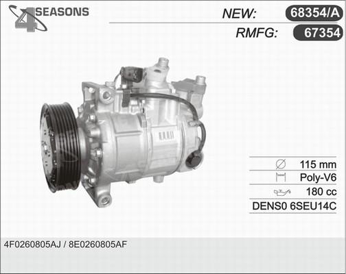 AHE 68354/A - Kompressor, kondisioner furqanavto.az