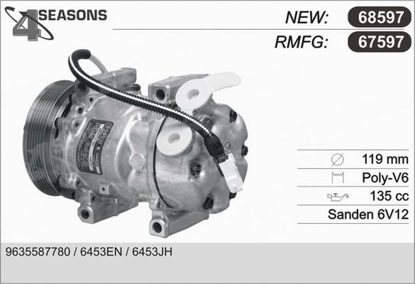 AHE 67597 - Kompressor, kondisioner furqanavto.az