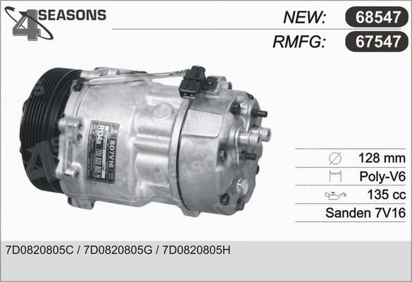 AHE 67547 - Kompressor, kondisioner furqanavto.az