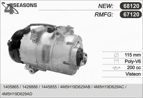 AHE 67120 - Kompressor, kondisioner furqanavto.az