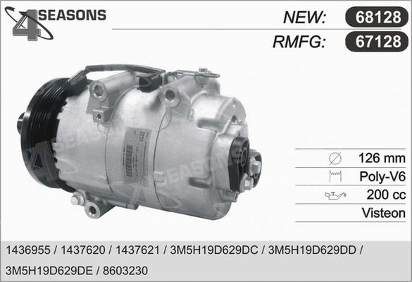 AHE 67128 - Kompressor, kondisioner furqanavto.az