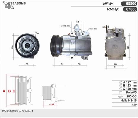 AHE 67800 - Kompressor, kondisioner furqanavto.az