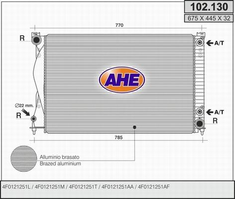 AHE 102.130 - Radiator, mühərrikin soyudulması furqanavto.az