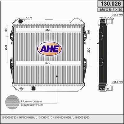 AHE 130.026 - Radiator, mühərrikin soyudulması furqanavto.az