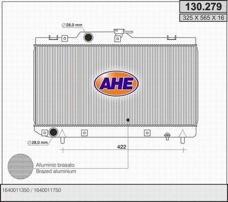 AHE 130.279 - Radiator, mühərrikin soyudulması furqanavto.az