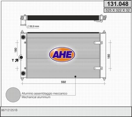 AHE 131.048 - Radiator, mühərrikin soyudulması furqanavto.az