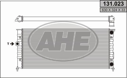AHE 131.023 - Radiator, mühərrikin soyudulması furqanavto.az