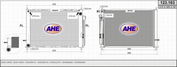 AHE 123.163 - Radiator, mühərrikin soyudulması furqanavto.az