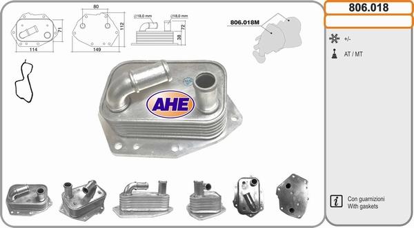 AHE 806.018 - Yağ soyuducu, mühərrik yağı www.furqanavto.az