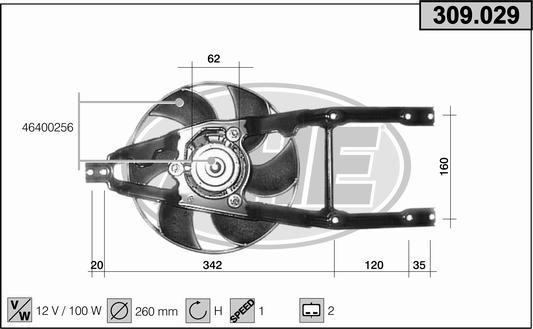 AHE 309.029 - Fen, radiator furqanavto.az