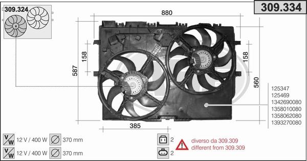 AHE 309.334 - Fen, radiator furqanavto.az