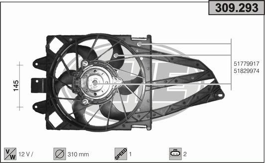 AHE 309.293 - Fen, radiator furqanavto.az