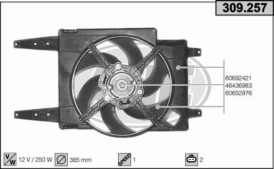 AHE 309.257 - Fen, radiator furqanavto.az