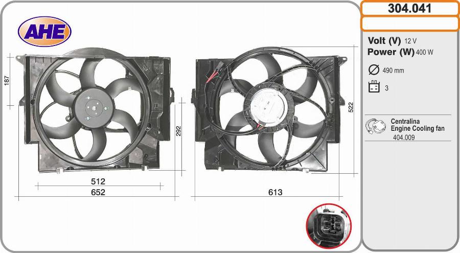 AHE 304.041 - Fen, radiator furqanavto.az